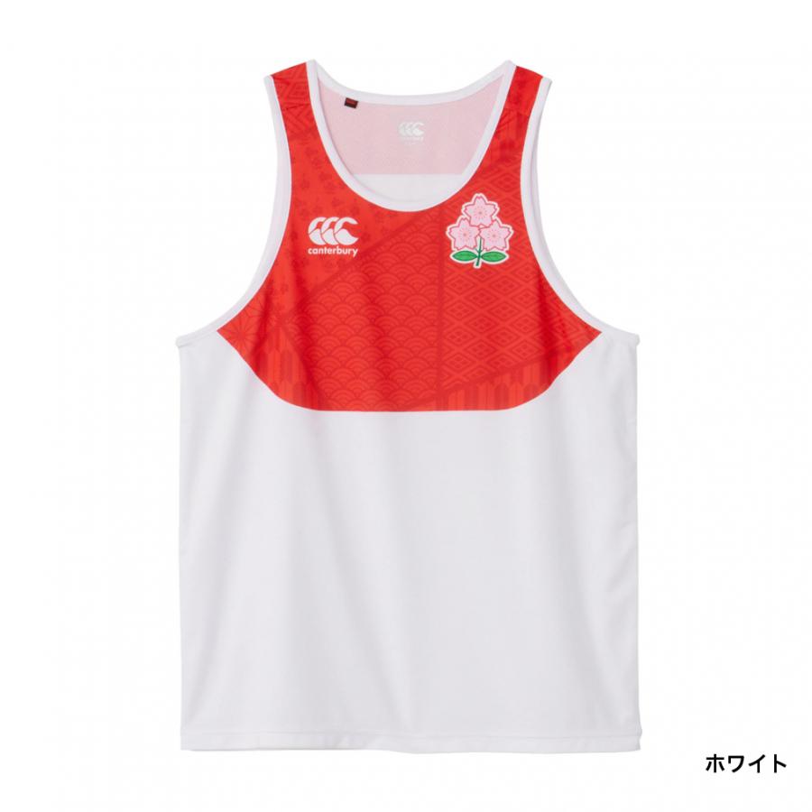 カンタベリー メンズ ラグビー ノースリーブシャツ JAPAN TRAINING