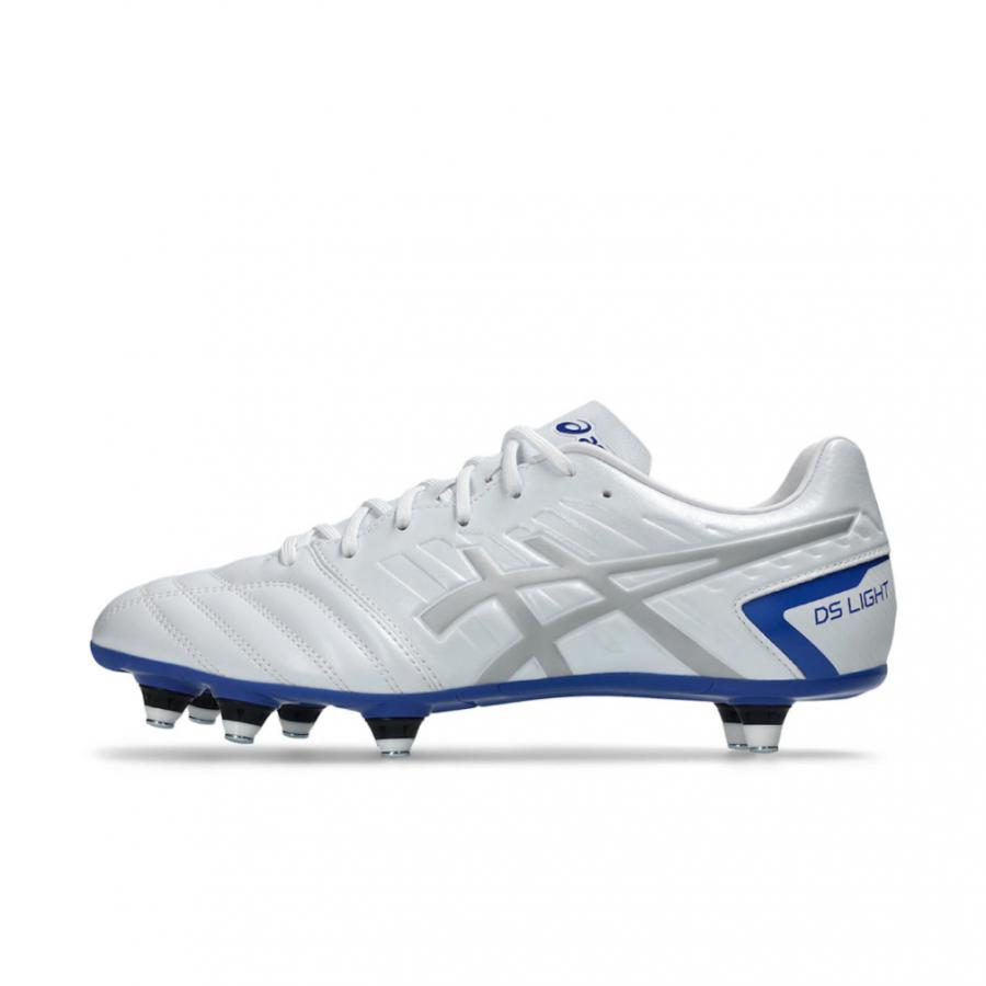 ASICS DS LIGHT ホワイト/ネイビー ラグビースパイク ASICS（アシックス） DS LIGHT GAIN ST WIDE ディーエスライト ゲイン