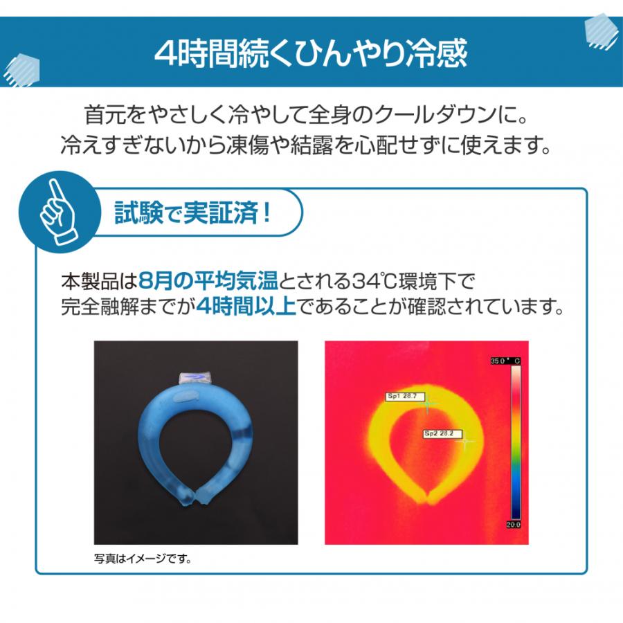 TIGORA（ティゴラ） リングクール 熱中症対策 28℃ 4時間 Sサイズ
