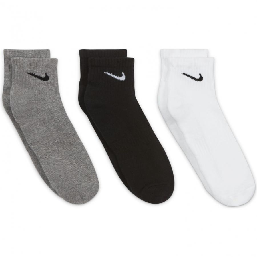 NIKE（ナイキ） ソックス 3P エブリデイ クッション クウォーター