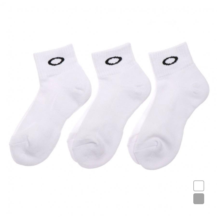 オークリー 3P シュート丈 ソックス SOCKS (93238JP-10) 3足組 靴下 OAKLEY｜alpen-group