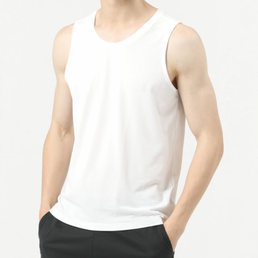 TIGORA（ティゴラ） メンズ ノースリーブ インナーシャツ 秒乾Mドライ