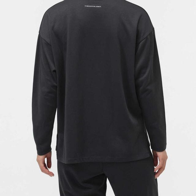 qualia deres ロンT 黒 新品未使用 TIGORA（ティゴラ） リカバリーウェア 長袖Tシャツ レディース