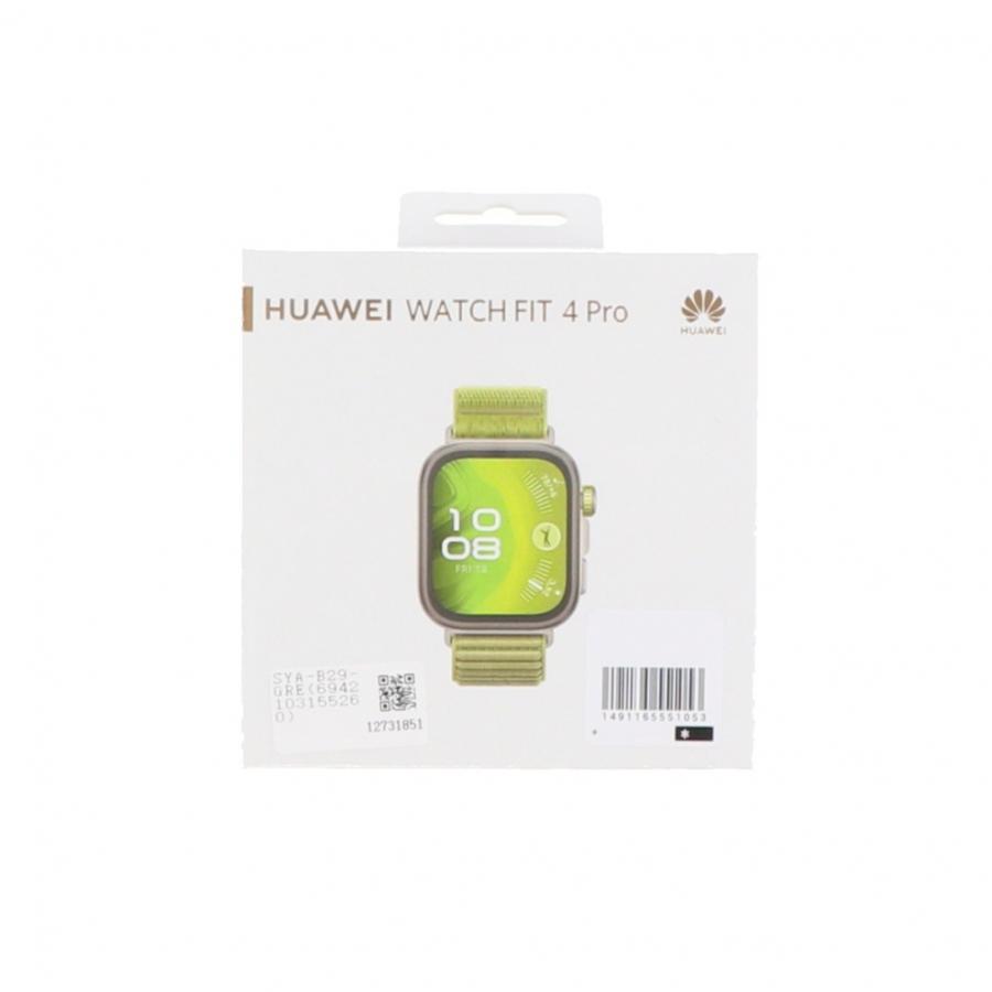ファーウェイ スマートウォッチ HUAWEI WATCH FIT 4 Pro グリーン SYA