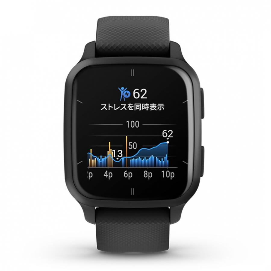 GARMIN ガーミン Venu Sq 2 Music Black/Slate ヴェニュー