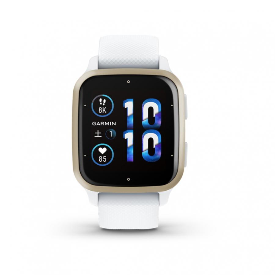 GARMIN（ガーミン） Venu Sq 2 White/Cream Gold ヴェニュー