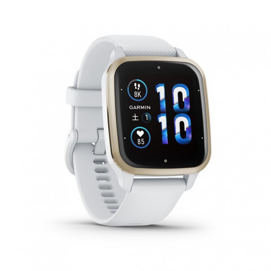 GARMIN（ガーミン） Venu Sq 2 White/Cream Gold ヴェニュー 