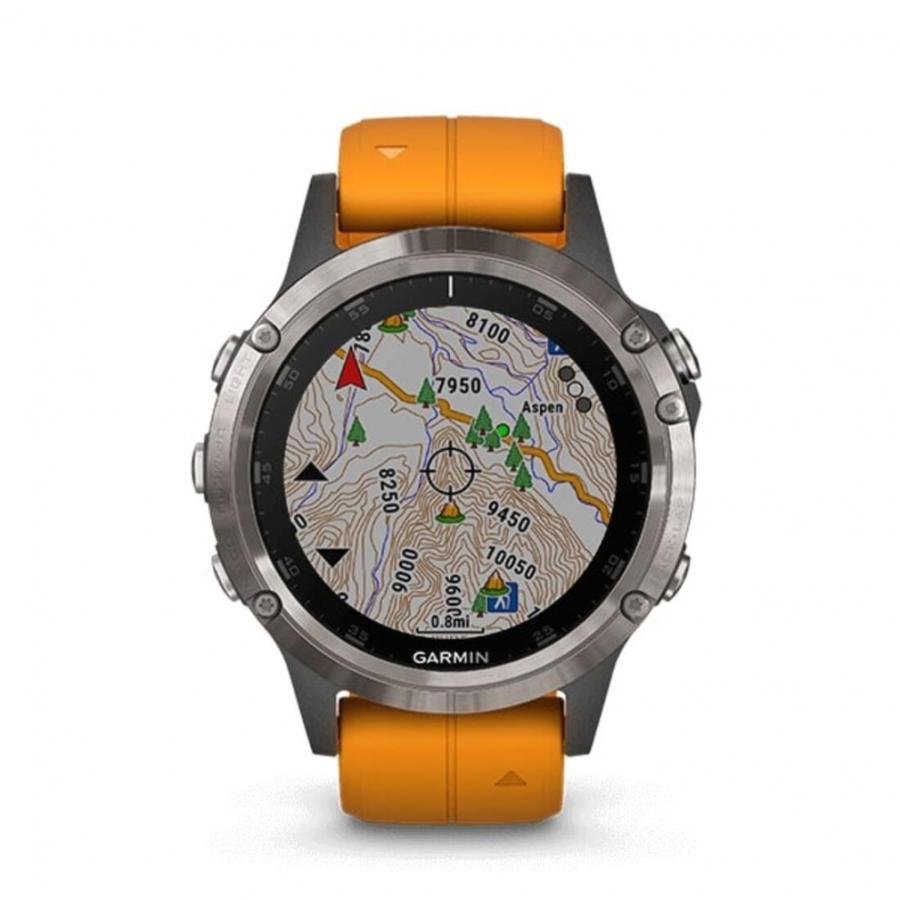 GARMIN（ガーミン） fenix 5 Plus Sapphire Ti Gray 0100198872 Gray