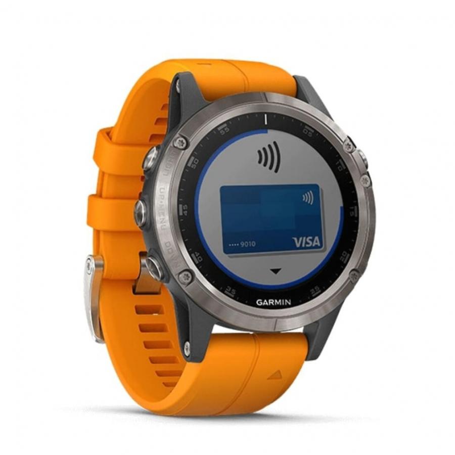 GARMIN（ガーミン） fenix 5 Plus Sapphire Ti Gray 0100198872 Gray