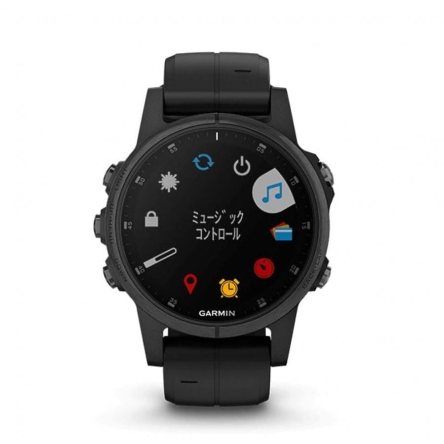 GARMIN（ガーミン） fenix 5S Plus Sapphire Black 0100198777 Black 
