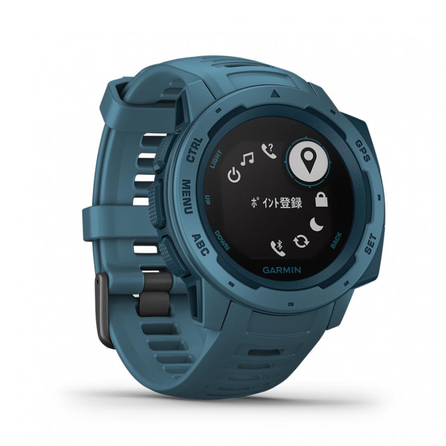 Garmin マルチスポーツGPSウォッチ GARMIN（ガーミン） Instinct Lakeside Blue アウトドア マルチ