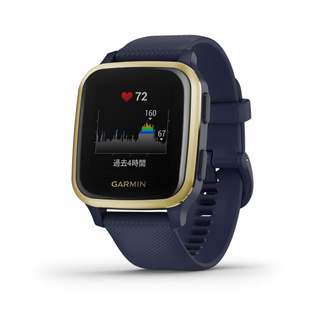 GARMIN（ガーミン） Venu Sq Music Navy/Light Gold 0100242672