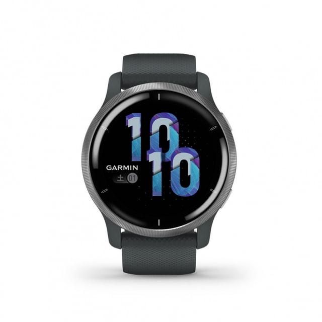 【新品】GARMIN VENU 2 Granite Blue/Silver 010-02430-60 スマートウォッチ ガーミン ヴェニュー 本体 GARMIN（ガーミン） Venu 2 Granite Blue / Silver 0100243060