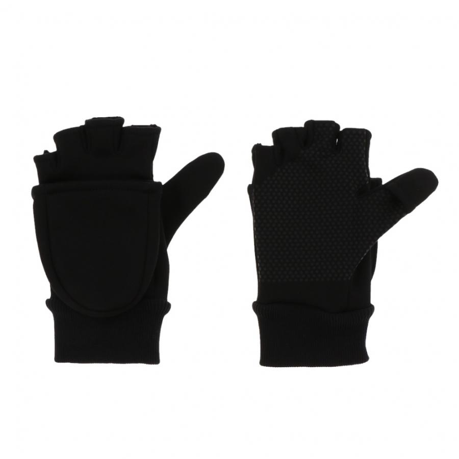 IGNIO（イグニオ） 手袋 2WAYミトングローブ IG-9C38353GL ： ブラック