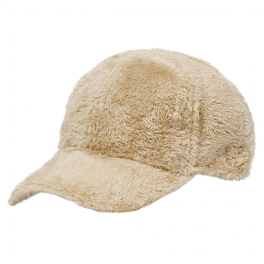 MY Hair is Bad ロゴ刺繍ボアキャップ　帽子　cap ベージュ MY Hair is Bad ロゴ刺繍ボアキャップ 帽子 cap ベージュ 【公式通販】