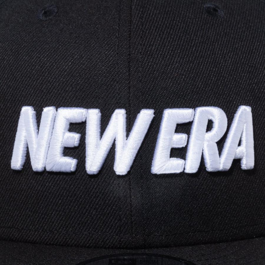 NEW ERA（ニューエラ） キャップ 9FIFTY ワードマークロゴ ブラック