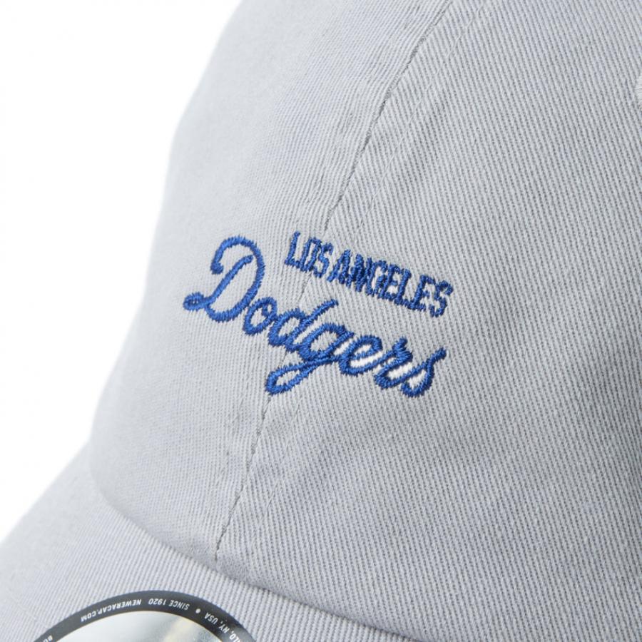 New Era LAロゴ 半帽 グレー バイク 原付 青ナンバー NEW ERA（ニューエラ） キャップ カジュアルクラシック MLB テキスト