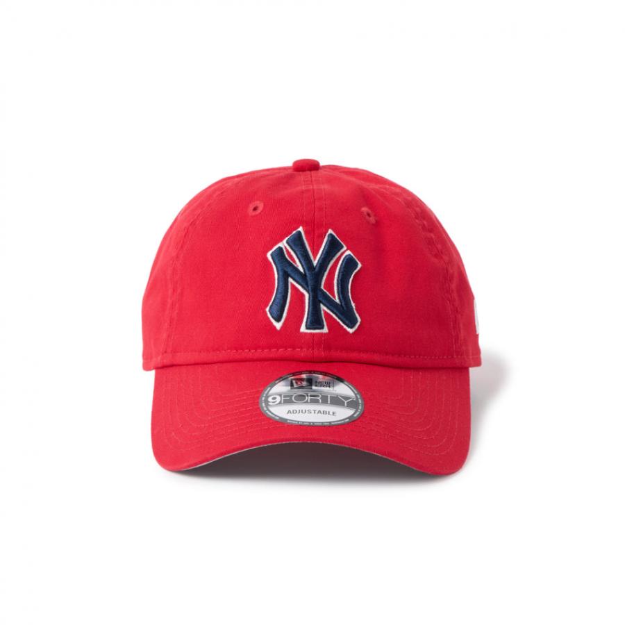 最安値9FORTY™ NEW YORK YANKEES CAP(RED) NEW ERA（ニューエラ） キャップ 9FORTY MLB アンストラクチャード