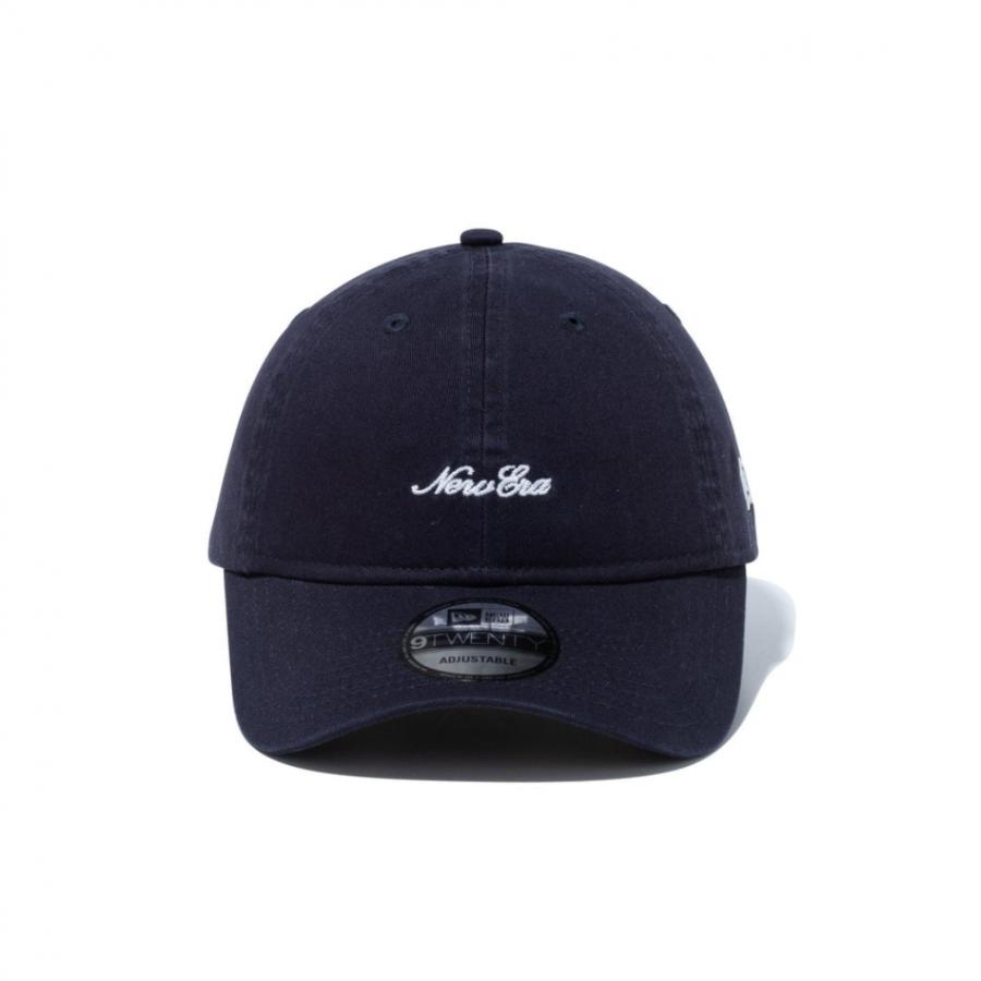HRH × NEW ERA 9TWENTY ロゴキャップ ネイビー NEW ERA（ニューエラ） キャップ 9TWENTY スクリプトロゴ ウォッシュド