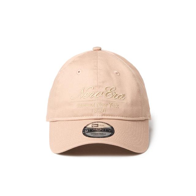 NEW ERA（ニューエラ） キャップ 9TWENTY Script Tonal Logo ベージュ