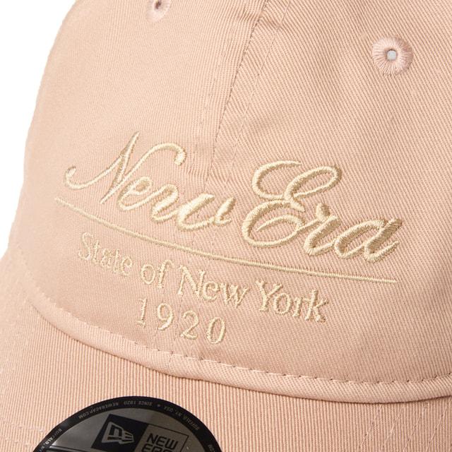 NEW ERA（ニューエラ） キャップ 9TWENTY Script Tonal Logo ベージュ