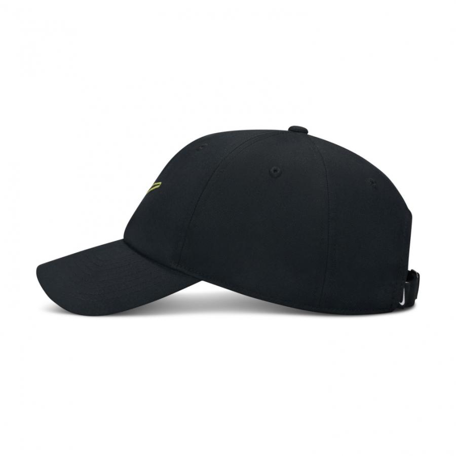 NIKE ブラックキャップ ゴールドスウッシュ NIKE（ナイキ） キャップ クラブ CB スウッシュ L キャップ FB5369 013