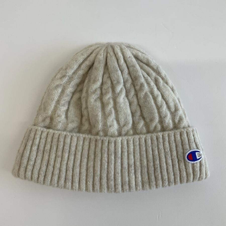 Champion（チャンピオン） ニット帽 ビーニー ケーブル裏ボア ニット