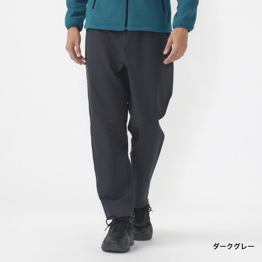 TIGORA（ティゴラ） メンズ アウトドア ロングパンツ 裏起毛ストレッチ