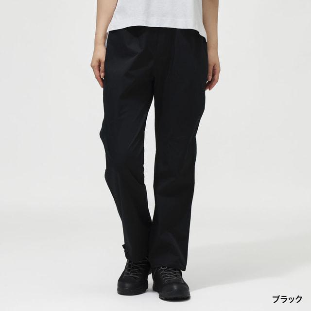 tarakoブラック0 TIGORA（ティゴラ） 2026春夏 レディース トレッキング レインパンツ