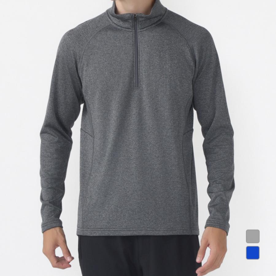 TIGORA（ティゴラ） メンズ アウトドア 長袖Tシャツ グリッドフリース