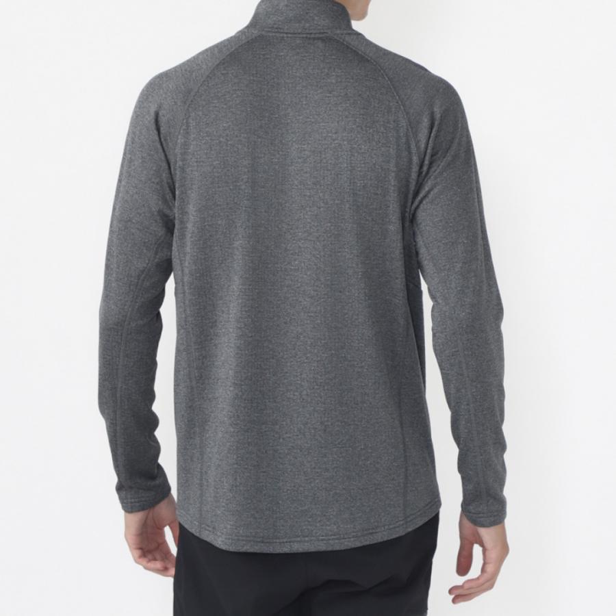 TIGORA（ティゴラ） メンズ アウトドア 長袖Tシャツ グリッドフリース