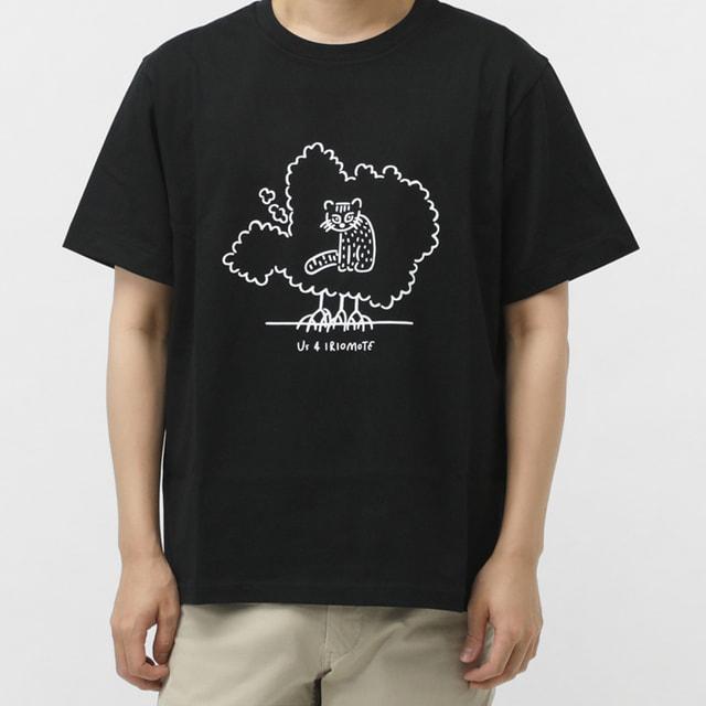 KEEN（キーン） アウトドア 半袖Tシャツ US4 OCRP IRIOMOTE CAT TEE