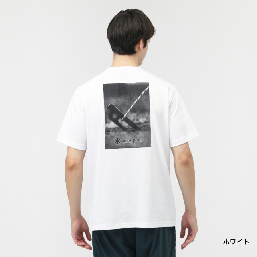  peak（スノーピーク）現状品 アウトドアテー スノーピーク snow peak アウトドア 半袖Tシャツ Gear Printed S/S