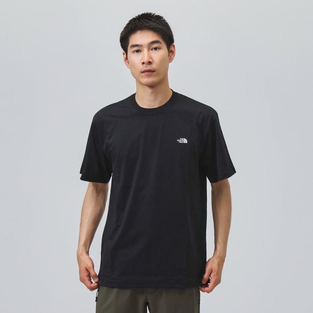 【美品】5W ファイブダブリュー ゴワット ノーカラーシャツ　ブラック　サイズ3 THE NORTH FACE（ザ ノースフェイス） メンズ アウトドア 半袖Tシャツ