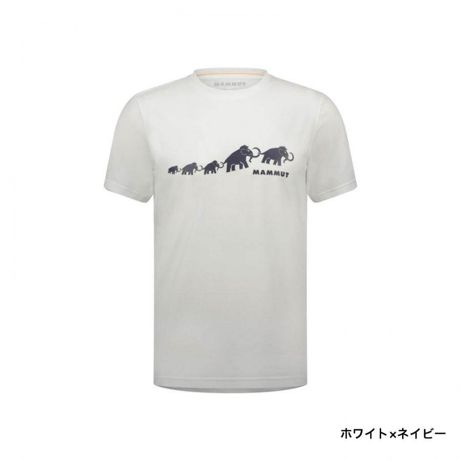 2024春夏 マムート メンズ アウトドア 半袖Tシャツ キューディーロゴ プリント ティーシャツ アジアンフィット メン 1017-02012 MAMMUT｜alpen-group｜02