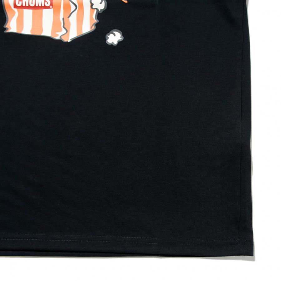 チャムス メンズ アウトドア 半袖Tシャツ フレイムリターダントチャムスポップコーンTシャツ CH01-2184 K001 : ブラック CHUMS｜alpen-group｜06
