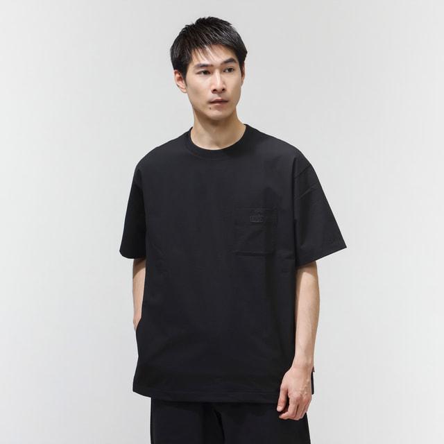 2026春夏 チャムス メンズ アウトドアカジュアル 半袖Ｔシャツ Seerchucker Stretch T-Shirt CH01-2712 K001 : ブラック CHUMS