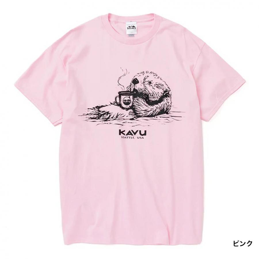 KAVU（カブー） メンズ アウトドア 半袖Tシャツ シーオッター Tシャツ