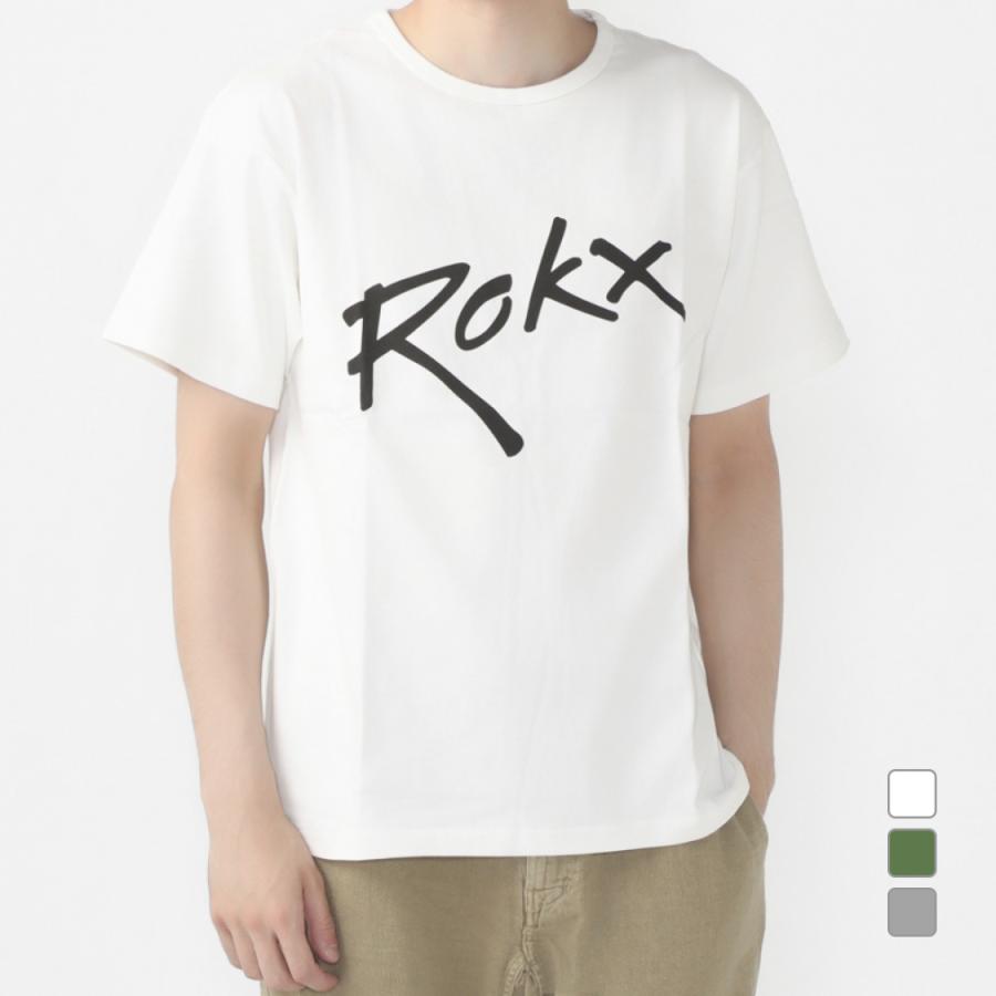 初期LGB DREAD ROCKER 半袖Tシャツホワイト ROKX（ロックス） メンズ アウトドア 半袖Tシャツ THE ROKX TEE