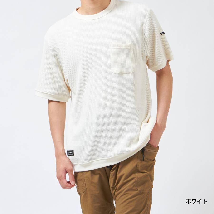 マナスタッシュ メンズ アウトドア 半袖Tシャツ SNUG THERMAL SHORT 7113038 MANASTASH｜alpen-group｜04