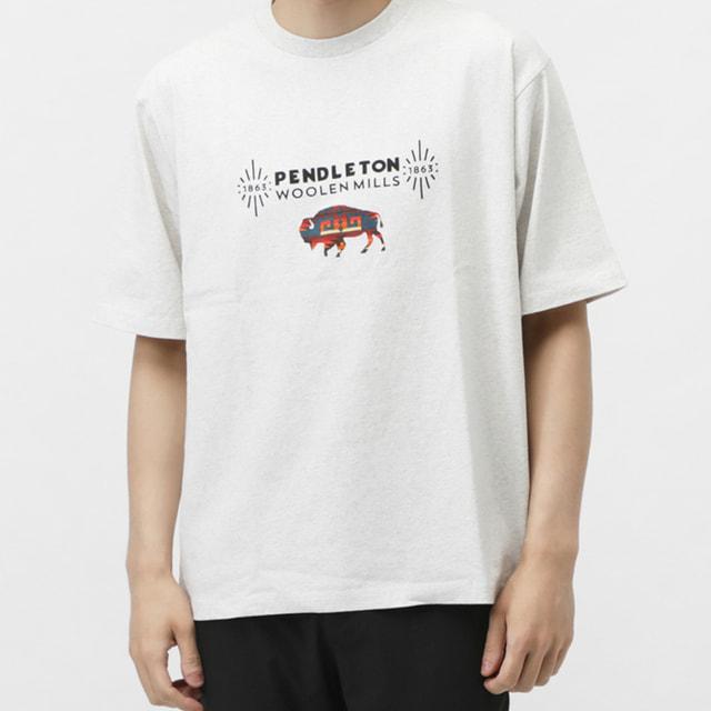 PENDLETON（ペンドルトン） メンズ アウトドア 半袖Tシャツ Logo Print