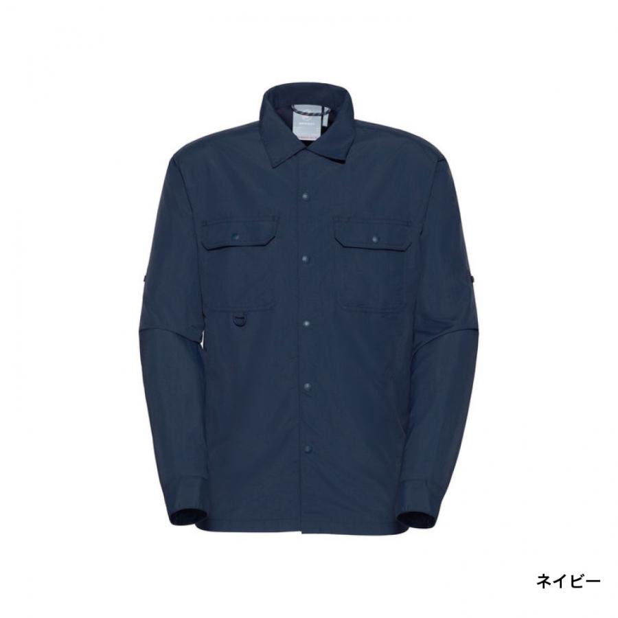 MAMMUT / 長袖シャツ/XL/--/NVY/1015-01630 MAMMUT（マムート） 2025春夏 メンズ アウトドア 長袖シャツ ハイ