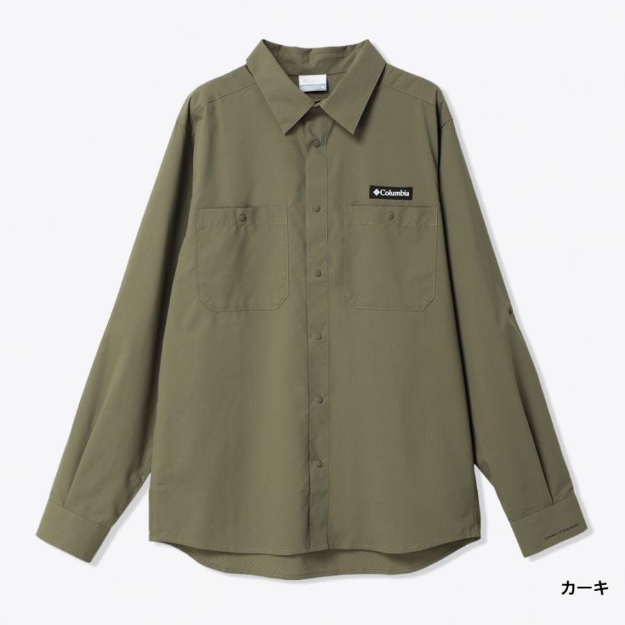 2026春夏 コロンビア メンズ トレッキング 長袖シャツ グレイシャルビスタロングスリーブシャツ XE2738 Columbiaの画像