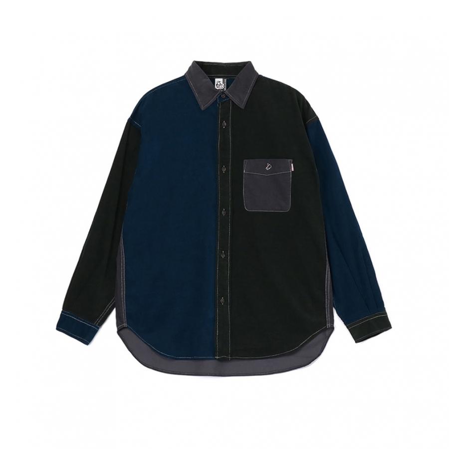 CHUMS（チャムス） メンズ アウトドア 長袖シャツ オーバーサイズド