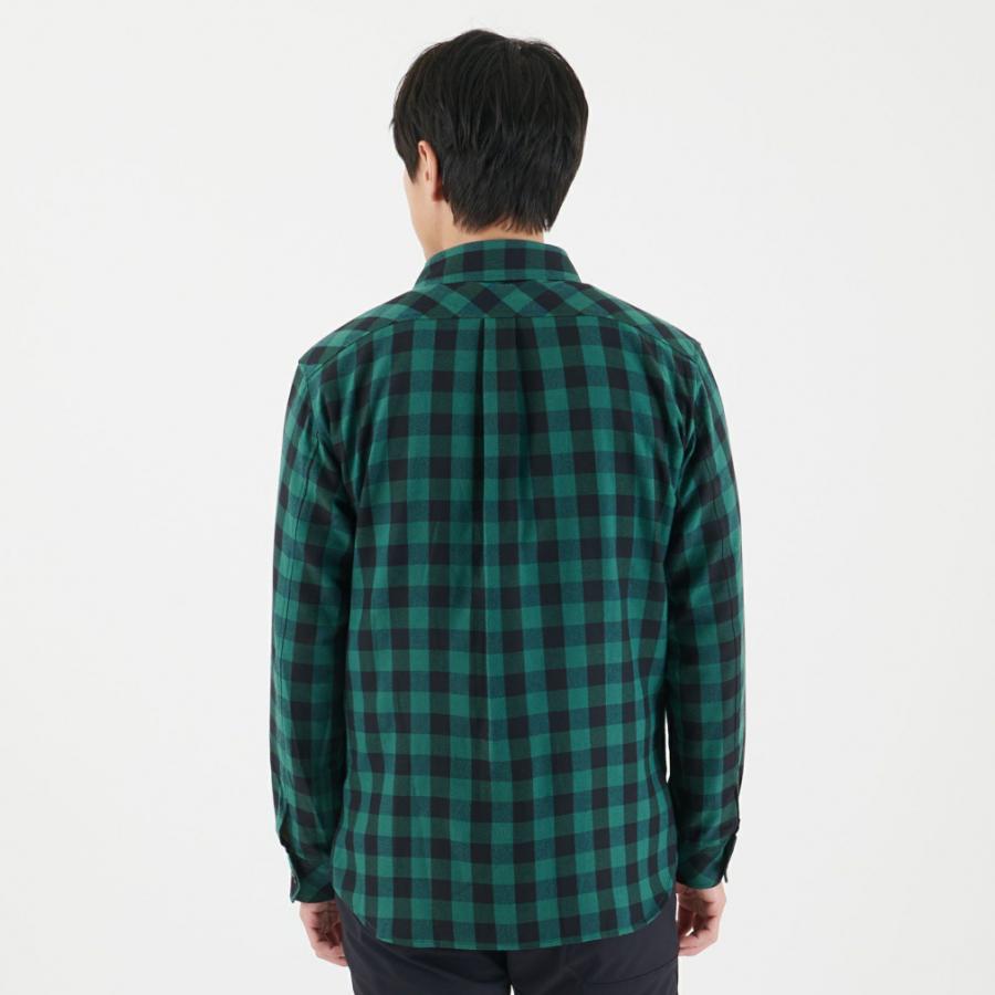 MILLET（ミレー） メンズ トレッキング 長袖シャツ THERMO CHECK SHIRT