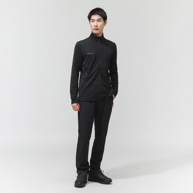 2026春夏 マムート メンズ トレッキング フリースジャケット アコンカグアライトジャケットクラシック 1014-06010 0001 : ブラック MAMMUTの画像