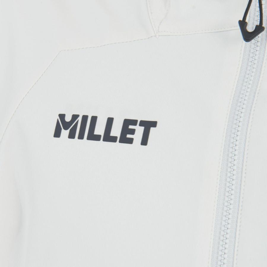 MILLET アウトドア　スノージャケット　ホワイト&ライトグレー アウトドア ジャケット ビオナセ ジャケット MIV03175-N9934