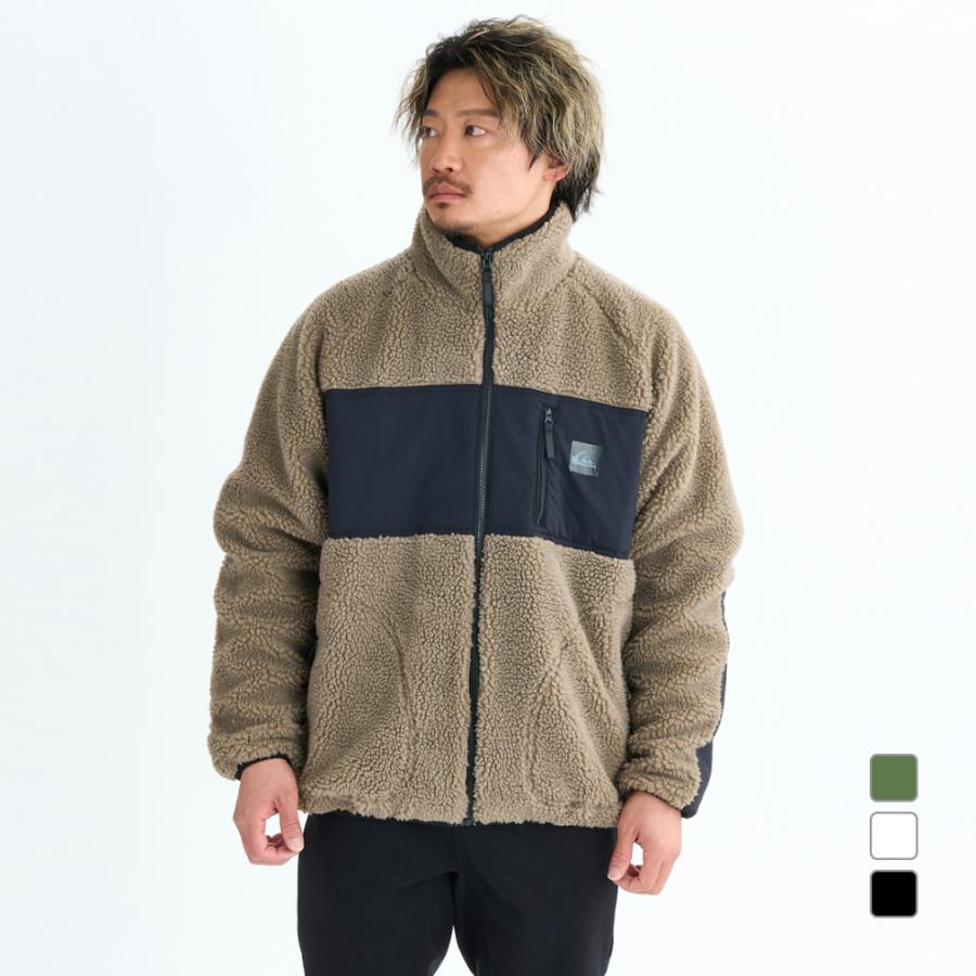 Quiksilver フード付きジャケット ベージュ/ブラック Quiksilver フード付きジャケット ベージュ/ブラック Quiksilver