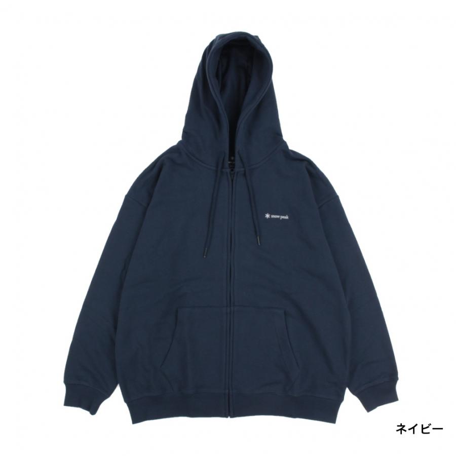 スノーピーク アウトドア スウェット パーカー SP Logo Zip Up Hoodie ESW23AU001 snow peak｜alpen-group｜04