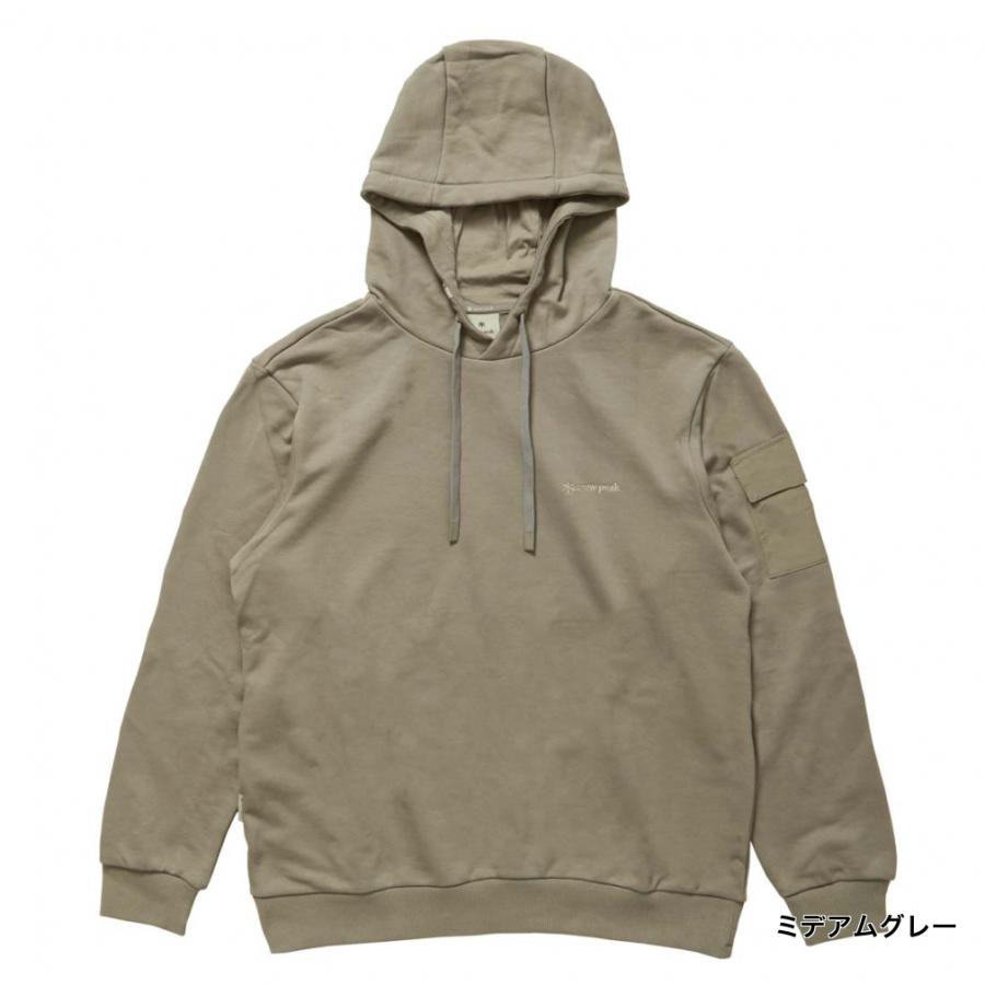 2025秋冬 スノーピーク メンズ アウトドアカジュアル スウェットパーカー Land Pocket Hood T-Shirt S25FMFHD60 snow peakの画像